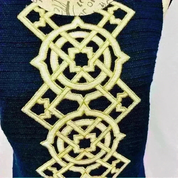 Julie Brown NYC Navy Blue Tweed Style Dress For Women Size 2 - Picture 6 of 11